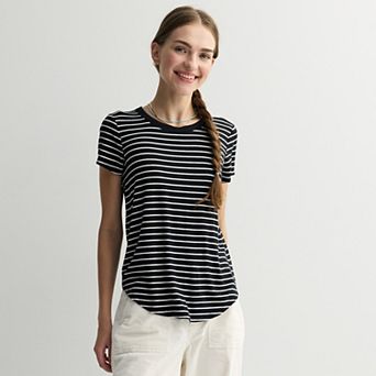 Juniors' SO® Short Sleeve Crewneck Tee