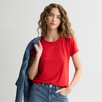 Juniors' SO® Short Sleeve Crewneck Tee