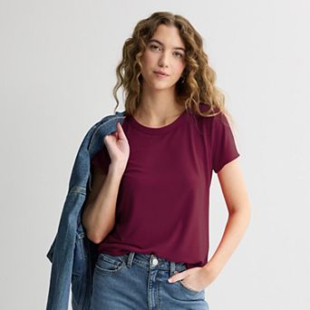 Juniors' SO® Short Sleeve Crewneck Tee