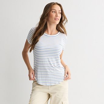 Juniors' SO® Short Sleeve Crewneck Tee