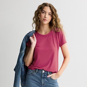 Juniors' SO® Short Sleeve Crewneck Tee