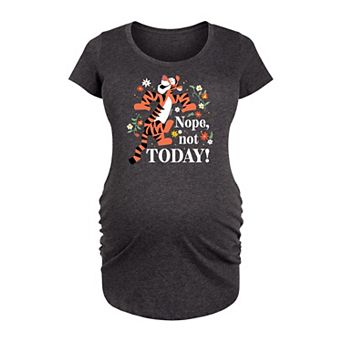 Disney's Winnie the Pooh Tigger Maternity Not Today Graphic Tee