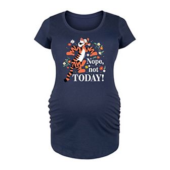Disney's Winnie the Pooh Tigger Maternity Not Today Graphic Tee