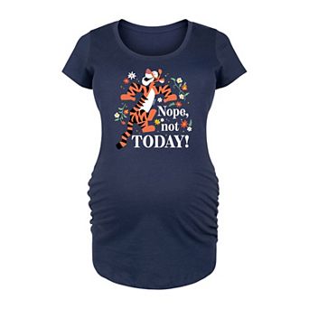 Disney's Winnie the Pooh Tigger Maternity Not Today Graphic Tee