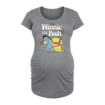 Disney's Winnie the Pooh Eeyore and Pooh Maternity Retro Graphic Tee