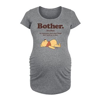 Disney's Winnie the Pooh Maternity Bother Definition Graphic Tee
