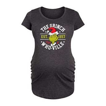 Maternity The Grinch Dept. Of Whoville Graphic Tee