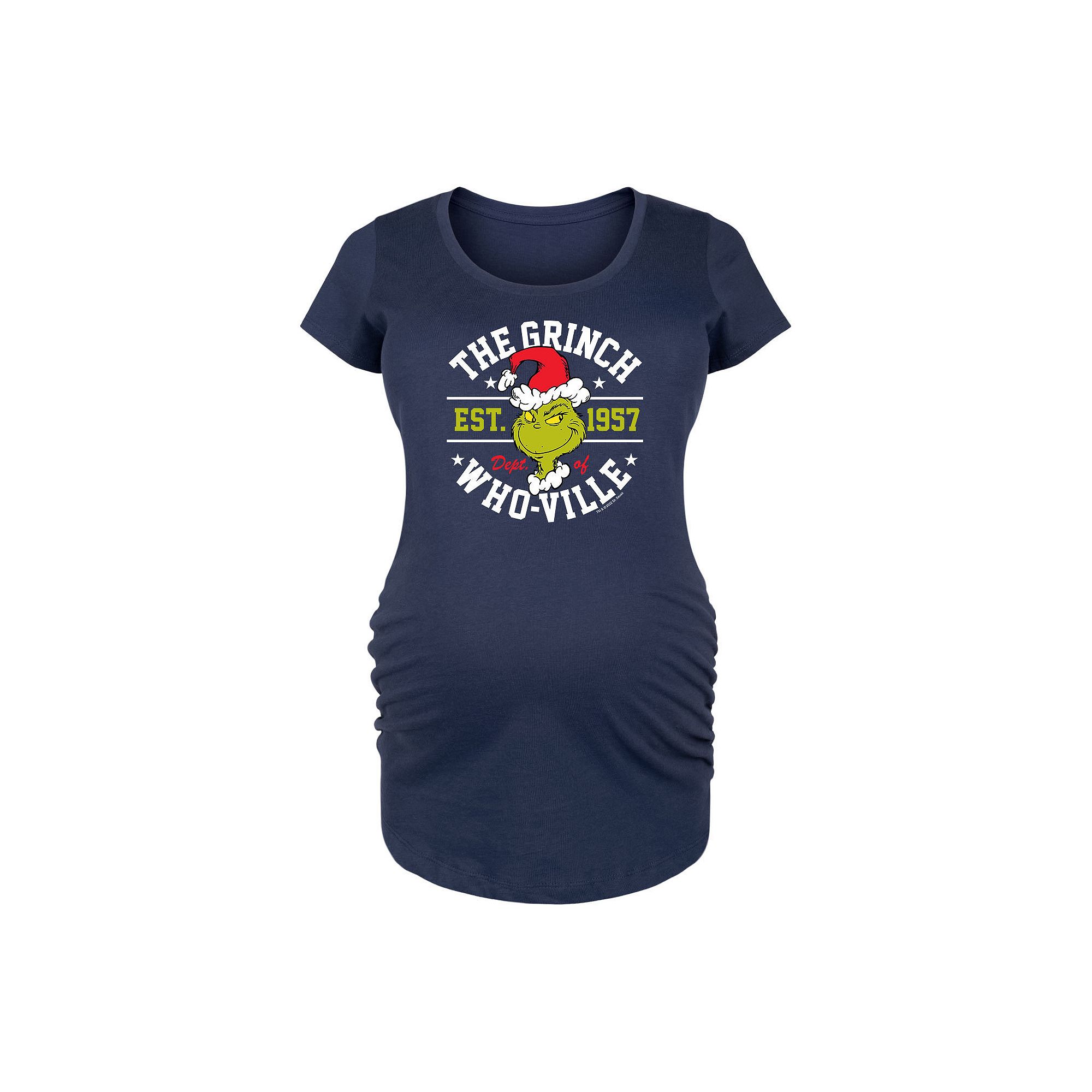 Maternity The Grinch Dept. Of Whoville Graphic Tee, Womens, Size: Small-Ma