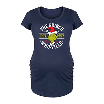 Maternity The Grinch Dept. Of Whoville Graphic Tee