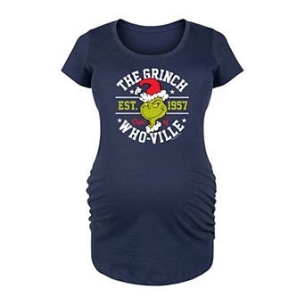 Maternity The Grinch Dept. Of Whoville Graphic Tee