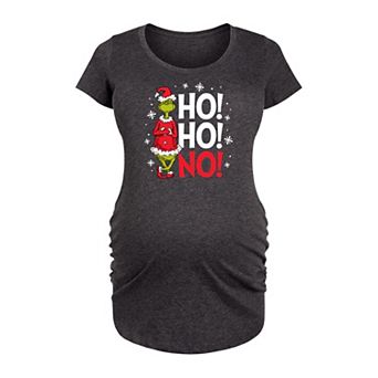 Maternity The Grinch Ho Ho No Graphic Tee