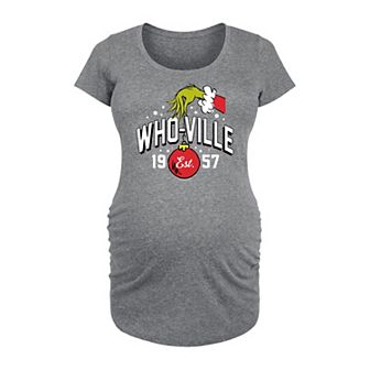 Maternity The Grinch Whoville Grinch Hand Graphic Tee