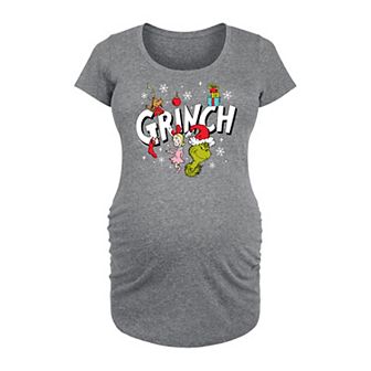 Maternity The Grinch Logo Group Graphic Tee