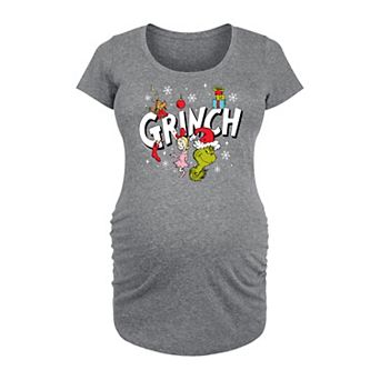 Maternity The Grinch Logo Group Graphic Tee