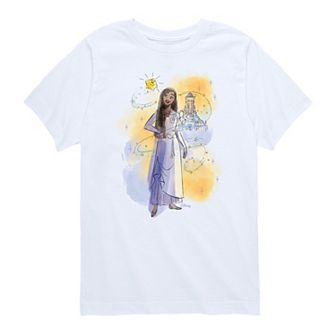 Disney's Wish Boys 8-20 Asha and Star Graphic Tee