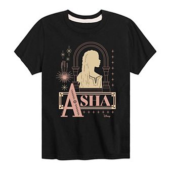 Disney's Wish Boys 8-20 Asha Graphic Tee