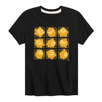 Disney's Wish Boys 8-20 Star Face Graphic Tee
