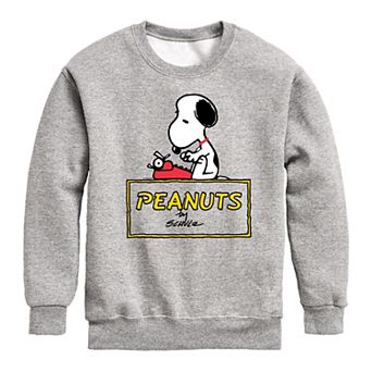 Boys 8-20 Peanuts Snoopy Typing Fleece Sweatshirt