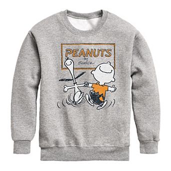 Boys 8-20 Peanuts Charlie Brown & Snoopy Fleece Sweatshirt