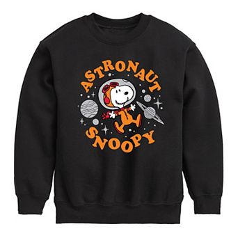 Boys 8-20 Peanuts Astronaut Snoopy Fleece Sweatshirt