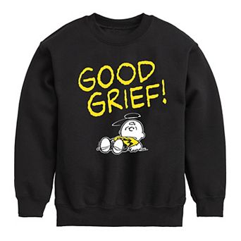 Boys 8-20 Peanuts Good Grief Fleece Sweatshirt