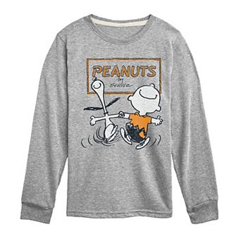 Boys 8-20 Peanuts Charlie Brown & Snoopy Long Sleeve Graphic Tee