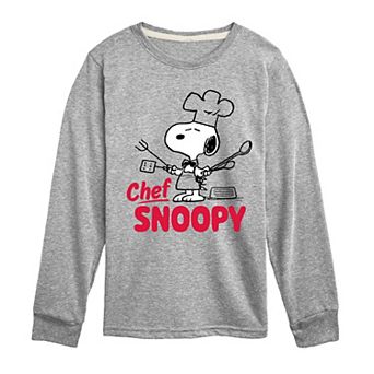 Boys 8-20 Peanuts Chef Snoopy Long Sleeve Graphic Tee