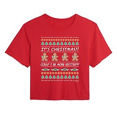 Ugly sweater crop on sale top