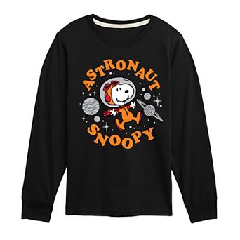 Boys 8-20 Peanuts Astronaut Snoopy Long Sleeve Graphic Tee