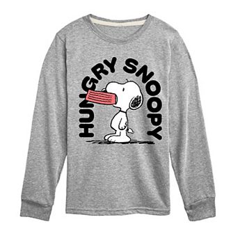 Boys 8-20 Peanuts Hungry Snoopy Long Sleeve Graphic Tee