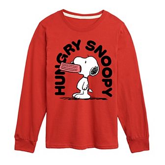 Boys 8-20 Peanuts Hungry Snoopy Long Sleeve Graphic Tee