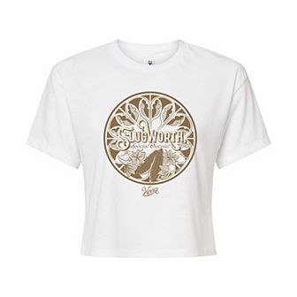 Juniors' Wonka Slugworth Cropped Tee