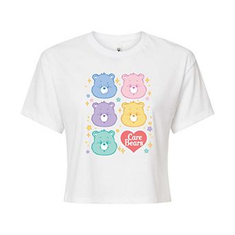 Juniors' Care Bears Group Cropped Tee