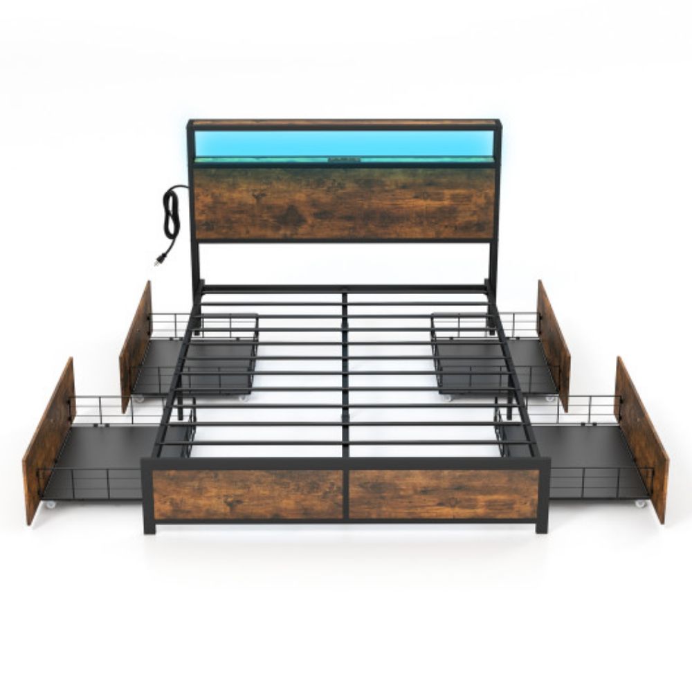 Kohls metal store bed frame