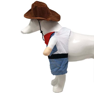 Pet Life 'Rodeo Bones' Cowboy Pet Dog Costume Uniform