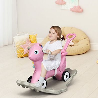 4 In 1 Baby Rocking Horse With Music