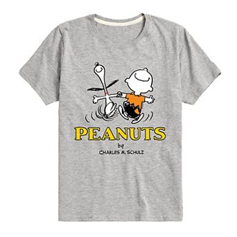 Boys 8-20 Peanuts Charlie Brown & Snoopy Dancing Graphic Tee