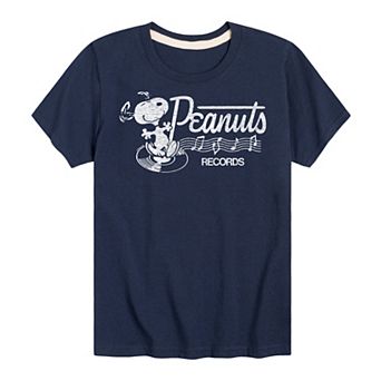 Boys 8-20 Peanuts Records Dancing Snoopy Graphic Tee