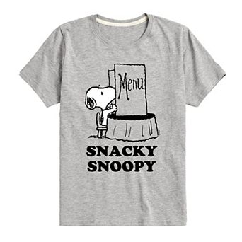 Boys 8-20 Peanuts Snacky Snoopy Graphic Tee