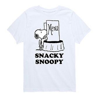 Boys 8-20 Peanuts Snacky Snoopy Graphic Tee