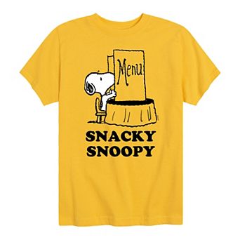 Boys 8-20 Peanuts Snacky Snoopy Graphic Tee