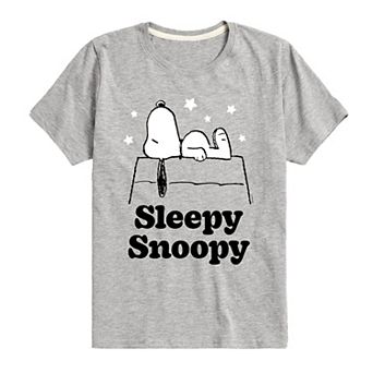 Boys 8-20 Peanuts Sleepy Snoopy Graphic Tee