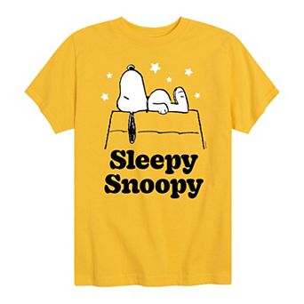Boys 8-20 Peanuts Sleepy Snoopy Graphic Tee