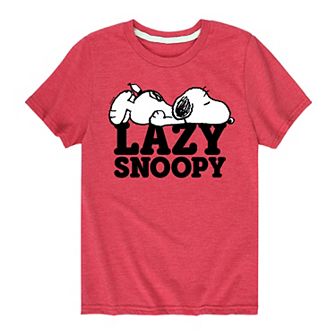 Boys 8-20 Peanuts Lazy Snoopy Graphic Tee