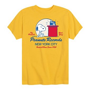 Boys 8-20 Peanuts Records Snoopy Graphic Tee