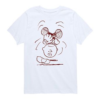 Boys 8-20 Peanuts Charlie Brown Flipped Graphic Tee