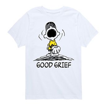 Boys 8-20 Peanuts Charlie Brown Good Grief Graphic Tee