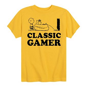 Boys 8-20 Peanuts Classic Gamer Graphic Tee