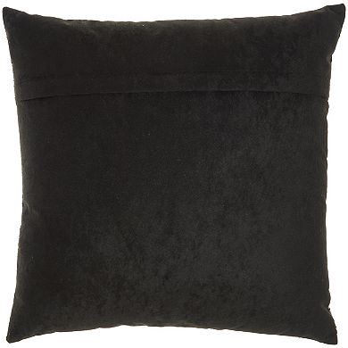 Mina Victory Sofia Distressed Metallic Indoor Throw Pillow