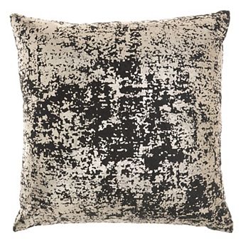 Mina Victory Sofia Distressed Metallic Indoor Throw Pillow